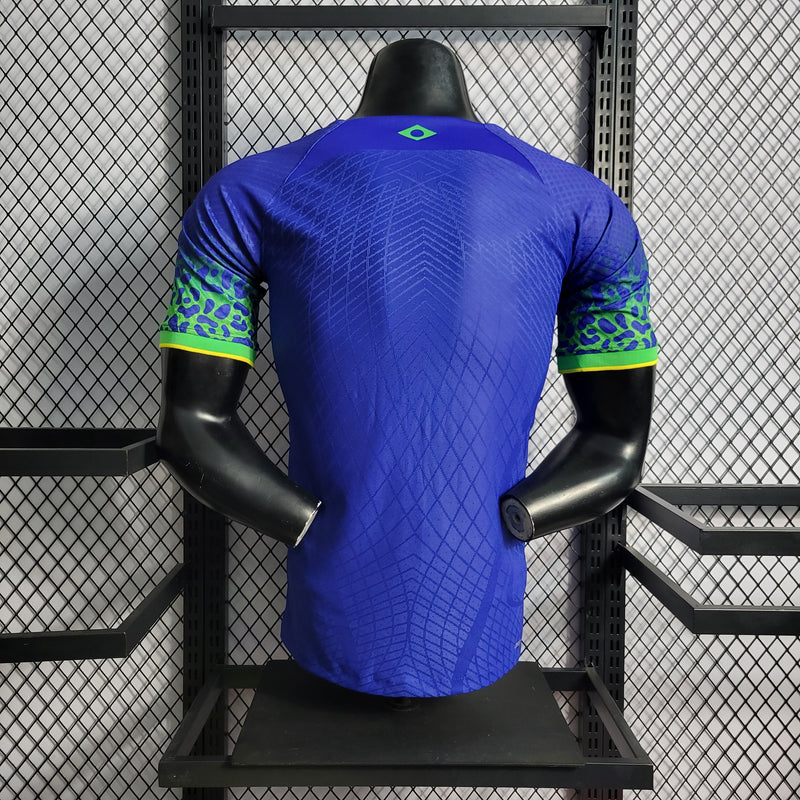 22/23 Brasil Jogador - Copa do Mundo - Segundo Uniforme