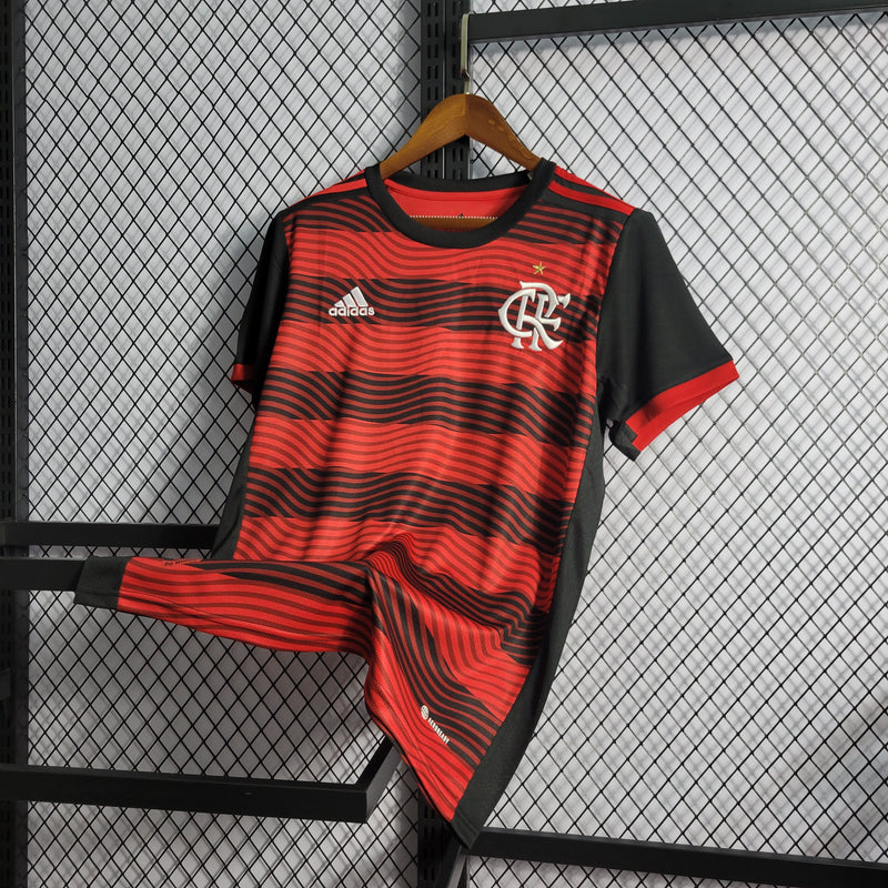 22/23 Flamengo - Uniforme tradicional - Vermelho