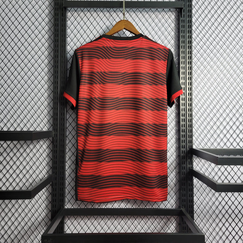 22/23 Flamengo - Uniforme tradicional - Vermelho